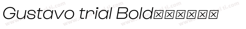 Gustavo trial Bold字体转换